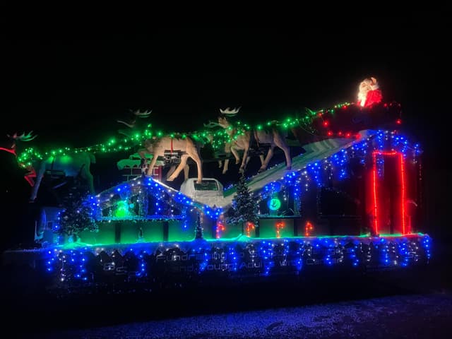 Santa’s Christmas float